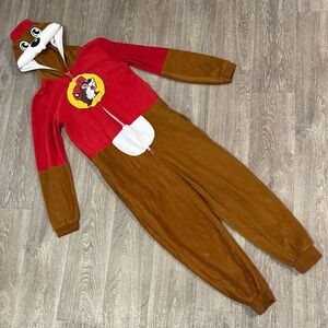Buc-ee’s beaver onesie kids sz M/L, as is